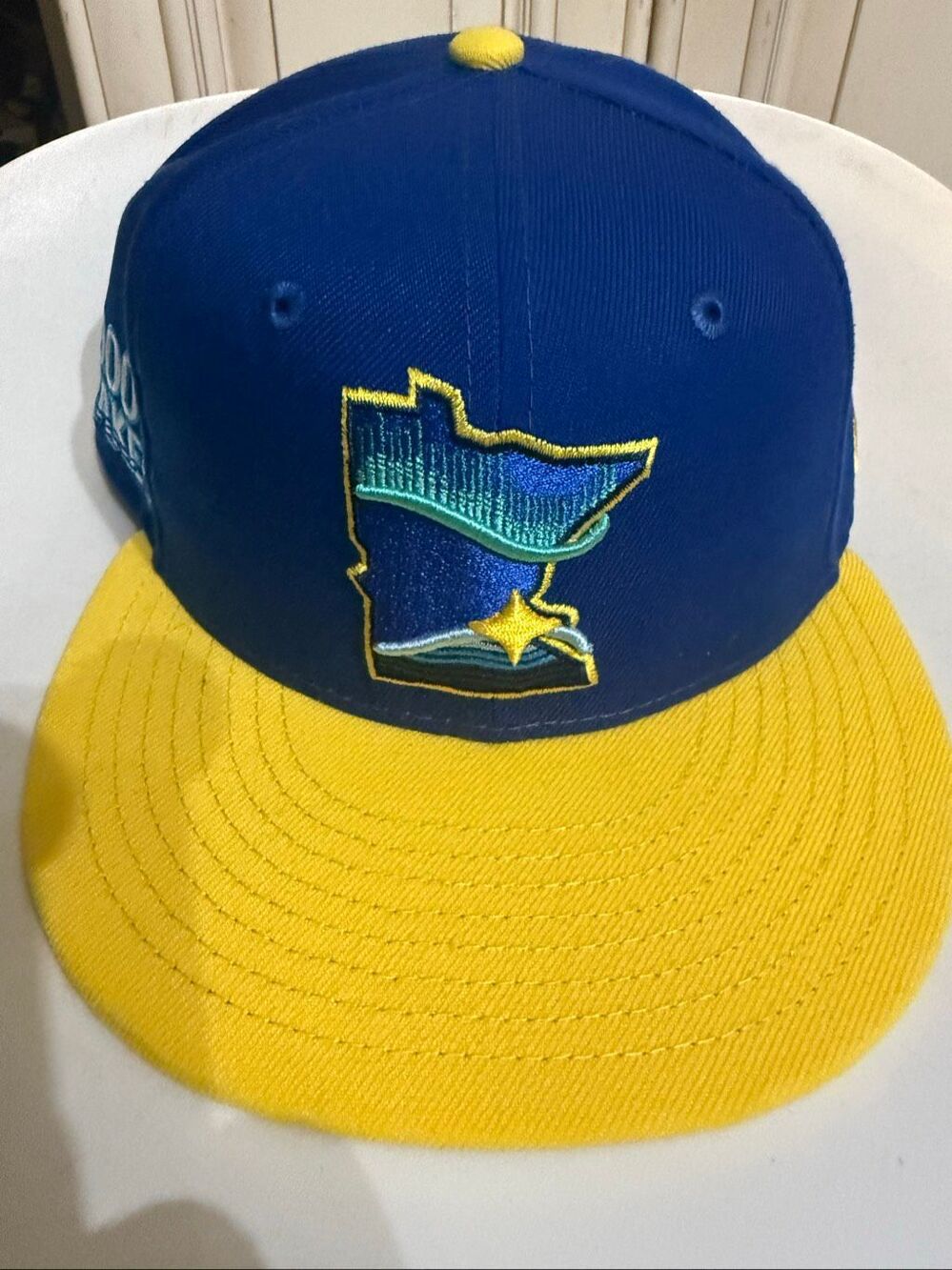 New Era 59Fifty Minnesota Twins MLB City Connect Fitted Hat Blue Sz 6 7/8 NWOT